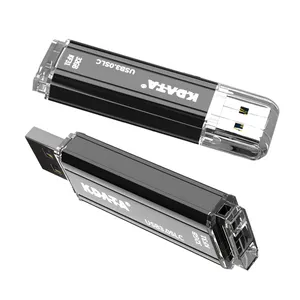 Memoria USB de Metal delgado de alta calidad, unidad Flash USB 3,0, 8GB, 16GB, 32GB, OEM
