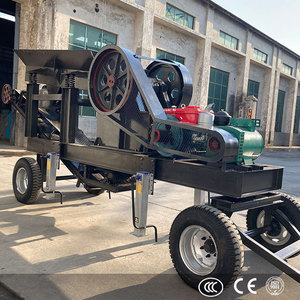 20t/h Construction Waste Pe 250x400 Model Stone Breaking Crushing Plant Small Rock diesel Jaw Crusher <b>Machine</b> - Product Image 3