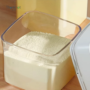 Conteneurs de rangement de cuisine multifonctionnels Vacare au design moderne, avec couvercles, forme rectangulaire, technique d'injection, matériau PET - Product Image 2