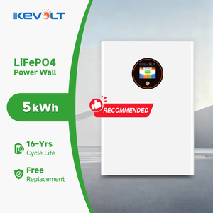 Batterie solaire KEVOLT 51,2V ESS 5kWh, batterie lithium 48V 100Ah LiFePO4, système d'énergie solaire domestique - Product Image 1