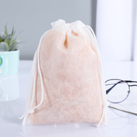Sac à chaussures de voyage Non tissé stratifié et réutilisable, avec Logo imprimé personnalisé, cordon de serrage écologique, vente en gros, unités