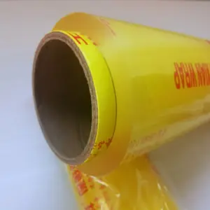 Customized Size And Logo PVC Cling Film Wrap Stretch Food Wrap Food Grade Transparent