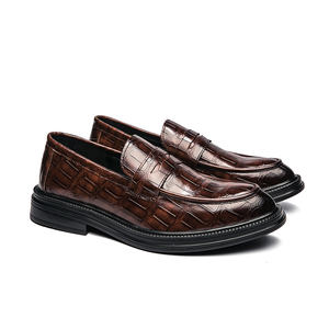 Vente en gros en usine de chaussures habillées en cuir pour hommes motif italien chaussures <span class=keywords><strong>bateau</strong></span> formelles classiques de qualité supérieure en cuir style bureau - Product Image 1