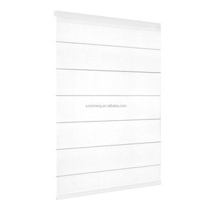 من المصنع مباشرة ستائر رومانية لاسلكية حديثة ستائر تعتيم بوليستر مكتب غرفة نوم عمودي أفقي يدوي ظلال رومانية - Product Image 2