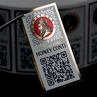 Autocollants d'étiquette personnalisés à code à barres QR à données variables Autocollants à code QR étanches et résistants aux rayures