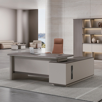Bureau de direction moderne en forme de L de 1,8 m - Design personnalisable, mobilier de bureau durable et écologique