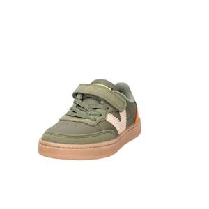 Sneakers per Bambini Victoria Verde Oliva e Arancione con Chiusura in Velcro, Scarpe Casual - Product Image 2