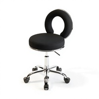 Tabouret de levage professionnel moderne en métal avec poulie pour salons de beauté,salons de coiffure, salons de coiffure,                  salons de beaut