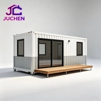 Villa mobile extensible de luxe de 40 pieds, maison modulaire préfabriquée avec 2 chambres pour location de vacances