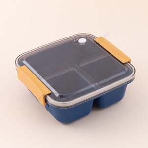 Lonchera Bento de Plástico para Niños SYH1069 al por Mayor, Contenedor de Almacenamiento de Alimentos para Estudiantes con Compartimentos - Product Image 1