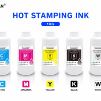 Encre DTF CMYKW pour film de transfert direct, encre d'imprimante numérique cinq couleurs en bouteille, emballage personnalisé, vente en gros