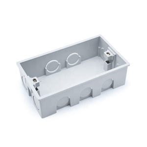 2 Gang PVC Electircal Mounting Outlet Box,Switch Boxes Electrical