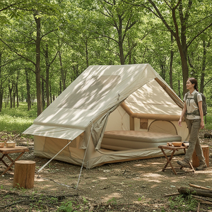 Tente de camping <span class=keywords><strong>gonflable</strong></span> portable grande taille (3000+ mm) étanche à une chambre pour fêtes, avec pompe – Prix usine de gros - Product Image 1