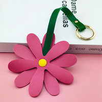 Porte-clés Fleur Dragon, Breloque de Sac Miniature, Accessoire de Voyage, Accessoires de Sac, Accessoire Personnalisé, Bourgogne, Vente en Gros
