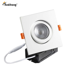 4 inch vuông 7W 13.5W chống chói Trần lõm hiện đại COB <span class=keywords><strong>LED</strong></span> downlights cho văn phòng nhà - Product Image 1