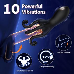 Vibrateur de pénis en silicone, rotation automatique mains libres, <span class=keywords><strong>machine</strong></span> de masturbation pour hommes avec stimulation enveloppante à 360° - Product Image 2
