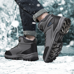 Chaussures de <span class=keywords><strong>randonnée</strong></span> CE Factory JINJIANG Make Your Design bottes en peluche pour hommes haute qualité ODM bas quantité minimale de commande chaussures de plein air fourrure <span class=keywords><strong>hiver</strong></span> 2025 - Product Image 6