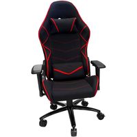 Chaise de jeu de style populaire, chaise d'ordinateur avec mécanisme papillon, accoudoirs 4D et siège pivotant pour le jeu à domicile