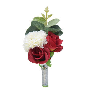 Vente en gros de fleurs vertes pour demoiselle d'honneur <span class=keywords><strong>soeurs</strong></span> Corsage Fournitures de mariage pour enfants Fleur de danse à la main - Product Image 6