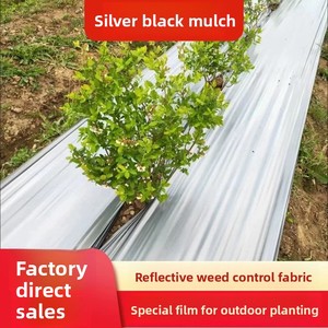 Película de PE Plateada Negra Especial para Huertos, Reflectante, Colorante, Abrillantador, Fuerte Inhibición del Crecimiento Excesivo de Árboles Frutales, Agrícola - Product Image 4