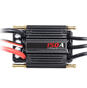 ESC sin escobillas a prueba de agua 2S-6S de 50A a 150A con carcasa de plástico, SBEC integrado y tarjeta de programación opcional para barcos RC, modelos de embarcaciones y juguetes. - Product Image 2