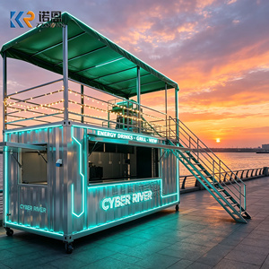 고급 모듈식 팝업 음식 서비스 디자인 상업용 주방 이동식 레스토랑 - Product Image 1