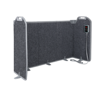 Chauffage d'appoint portable et pliable avec tapis chauffant, chauffage sous bureau économe en énergie pour la maison, le bureau, la chambre et le salon