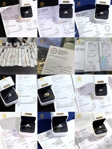 IGI gia chứng nhận hpht cvd vvs phòng thí nghiệm Grown vòng cắt bán buôn kim cương 3ct 5ct 14k <span class=keywords><strong>18K</strong></span> Rắn vàng kim cương nhẫn cho tiệc cưới - Product Image 6