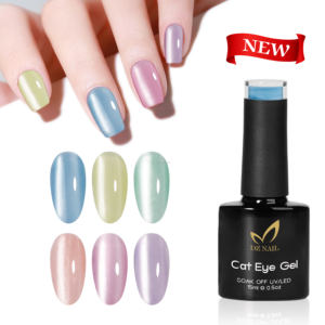Gel pour ongles effet œil de chat HEMA TPO Free de qualité salon avec effet magnétique, durcissement UV LED - Product Image 1