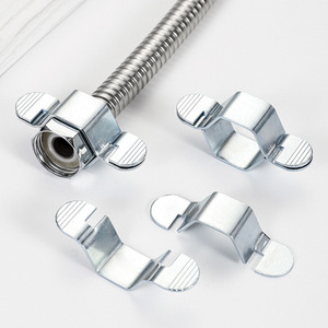 Jeu de clés à tuyau à 4 points, réglables, à mâchoires dentelées, taille métrique, pour écrous de robinet, réparation de tuyaux d'arrivée d'eau, d'évier de cuisine, de toilettes et de vannes d'angle - Product Image 1