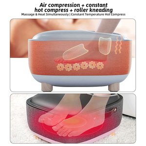 Fußmassagegerät, Luftdruck, Komplettpaket, Heizung, intelligentes Kneten, kabellose Fernbedienung, Akupunkturpunkt-Fußmassagegerät ZL - Product Image 2