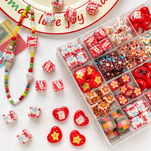 Customized Square Shape Anime-Style Acrylic Beads Plastic Crafts with Printed Acrylic Plastic Graduations Birthdays Keepsakes