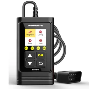 뜨거운 판매 THINKOBD 100 모든 OBD2 기능 DTC 조회 VIN 라이브 데이터 리셋 엔진 빛 진단 자동차 스캐너 진단 도구