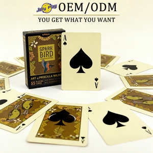 Juego <span class=keywords><strong>de</strong></span> naipes <span class=keywords><strong>de</strong></span> papel ecológico Tarjeta <span class=keywords><strong>de</strong></span> póquer <span class=keywords><strong>de</strong></span> lujo <span class=keywords><strong>con</strong></span> núcleo negro impermeable Logotipo <span class=keywords><strong>de</strong></span> impresión personalizado - Product Image 6