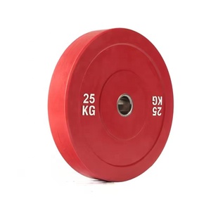 Disco Peso in Gomma Nera per Bilanciere 5-25 KG 10-55 LB con Logo Personalizzato e Design su Misura - Product Image 1