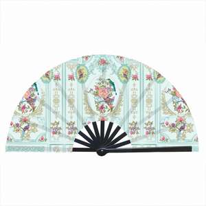 Éventail pliant personnalisé de 13 pouces avec impression de logo, pour la danse, le clac clac, le line dance et le popping, idéal pour les cérémonies de remise des diplômes - Product Image 2