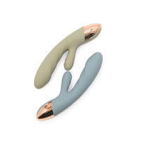 Silikon Dual Head 10 Vibrations muster Heizung Wireless G-Punkt Nippel Vagina Klitoris Vibrator Sexspielzeug für Frauen