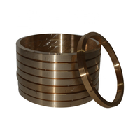 DXTSEALS Bague d'huile en laiton sur mesure pour roulement de moteur électrique, type fendu, usinée avec précision, lubrification par bain d'huile -40°C à 200°C