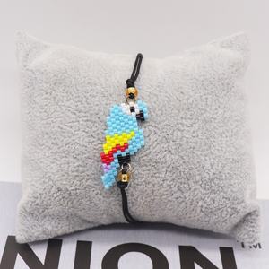 Moyamiya venta al por mayor pulseras de cuentas para niños Miyuki sirena y sandía corona frutas animales encanto pulseras estilo lindo regalos - Product Image 5