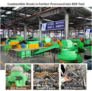 Broyeur de déchets RDF <span class=keywords><strong>15</strong></span> Tph, machine à détruire le métal, le papier, le plastique et les ordures, équipement de recyclage des déchets - Product Image 3