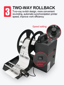 Label Rewinder With Counter J150 Rewinder Counter BSC Label Counting <b>Machine</b> Automatic Thermal Label <b>Printer</b> Rewinder - Product Image 4
