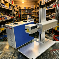 Machine de marquage laser à fibre de bureau mini, refroidissement par air, nouvelle haute précision Tianhong 20W/30W/50W, portable, support PLT/AI