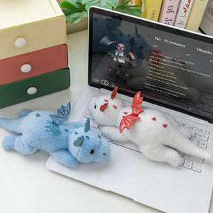 Peluche super douce de petit <span class=keywords><strong>dragon</strong></span> volant de dessin animé, jouet apaisant pour cadeaux de mariage et d'anniversaire, mignon, unisexe, en coton PP - Product Image 5