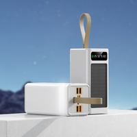 Chargeur solaire ultra-rapide, capacité de chargeur solaire 30000 40000 50000 60000 mAh, batterie externe