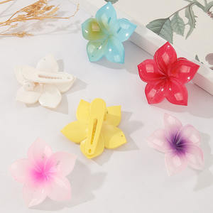 الأكثر مبيعًا من البلاستيك عبر الحدود زهرة بلوميريا باوهينيا من تصميم القرش على الطراز الأوروبي والأمريكية أغطية رأس للحفلات من Yaopo - Product Image 2