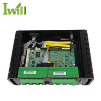 PC intégré par ordinateur sans ventilateur gpio i7 I5 i3 PC industriel intégré pour système de vision d'application industrielle