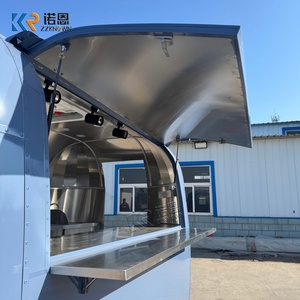 Rimorchio per Alimenti in Acciaio Inox, Rimorchio per Caffè e Bevande con Layout Personalizzato per Attività di Caffetteria Mobile - Product Image 6