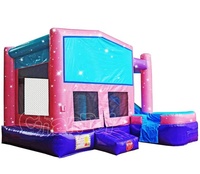 Château gonflable commercial, combo gonflable, châteaux gonflables avec toboggan, structures gonflables pour l'extérieur