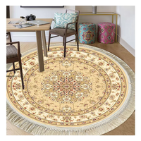 Chine Usine De Luxe Tapis Fabrication Moderne Tapis De Fourrure 3d Imprimé Tapis Rond
