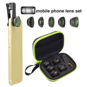 Accesorios para Cámara <span class=keywords><strong>de</strong></span> Teléfono Móvil, Kit <span class=keywords><strong>de</strong></span> <span class=keywords><strong>Lentes</strong></span> 6 en 1, <span class=keywords><strong>Lentes</strong></span> <span class=keywords><strong>de</strong></span> <span class=keywords><strong>Ojo</strong></span> <span class=keywords><strong>de</strong></span> Pez, Macro, Gran Angular para Teléfono Celular - Product Image 2